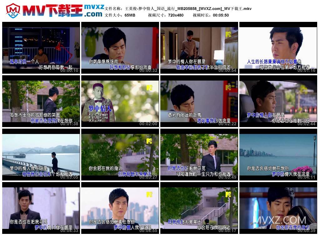 王英俊-梦中情人_国语_流行_MB205858